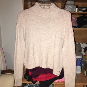 American Eagle Cropped Turtleneck Sweater
